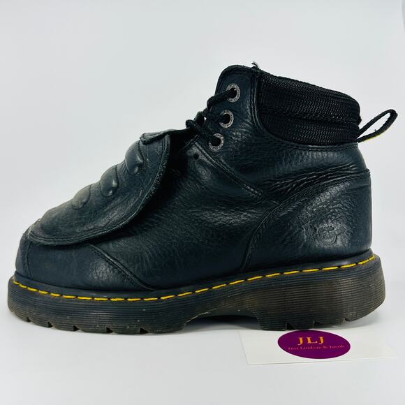 Dr. Martens Mens Ironbridge Met Guard Leather Steel Toe Safety Work Boots Size 8 - Picture 5 of 13